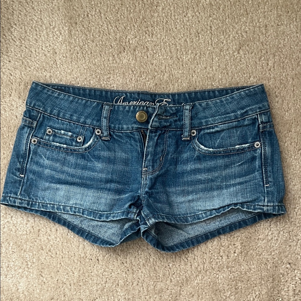 American Eagle Outfitters Women's Classic Blue Jean Shorts